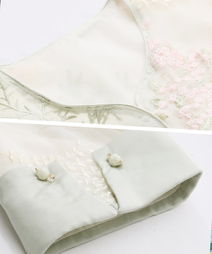Bri Organza Embroidery Cheongsam Jacket