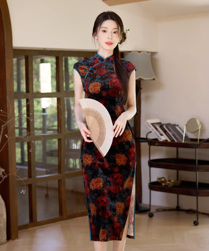 Blue Rose Cheongsam