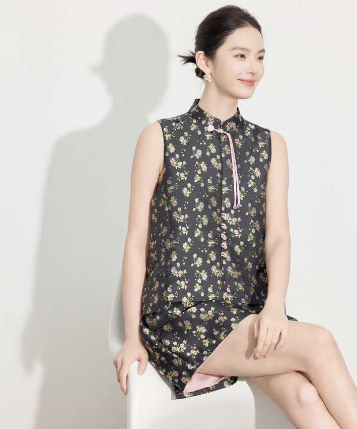 Lola Cheongsam Top + Shorts Set