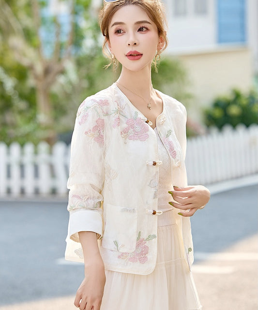 Sera Embroidered Lace Jacket