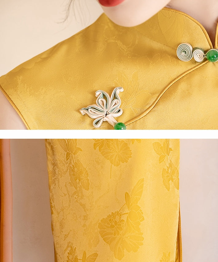 Royal Yellow Cheongsam