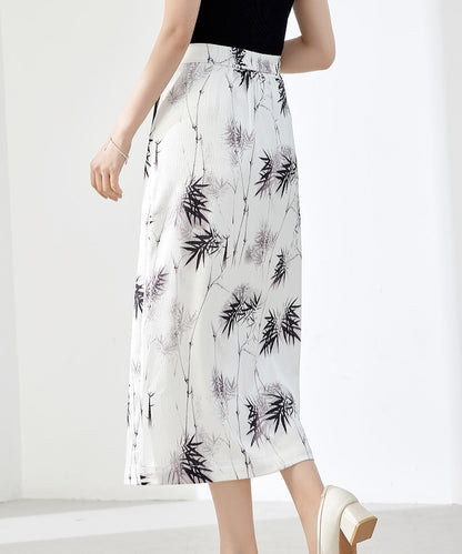 Ensi Paint-Stroke Knot Skirt