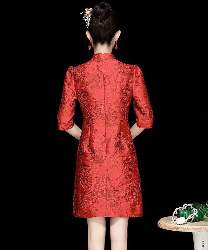 Crimson's New Year Cheongsam