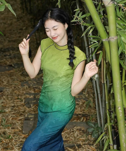 Rayna Ombre Maxi Cheongsam