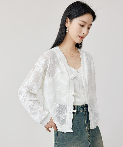 Jollie Hollow Lace Cheongsam Jacket