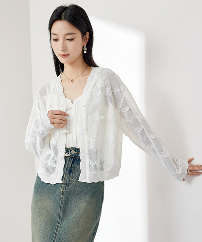 Jollie Hollow Lace Cheongsam Jacket