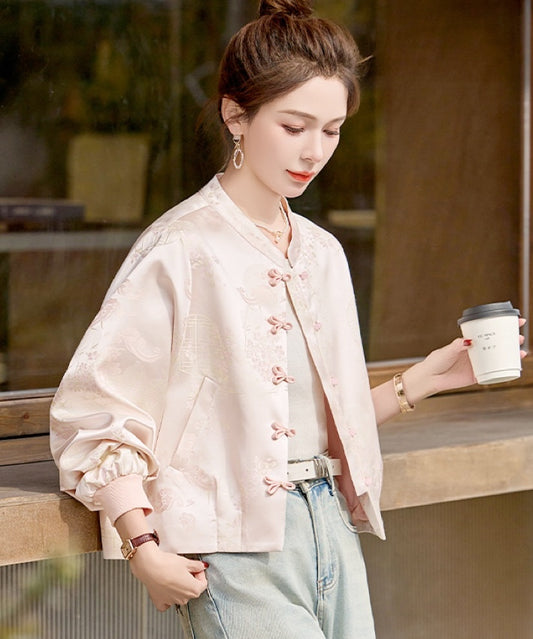 Tang Oriental Cropped Jacket
