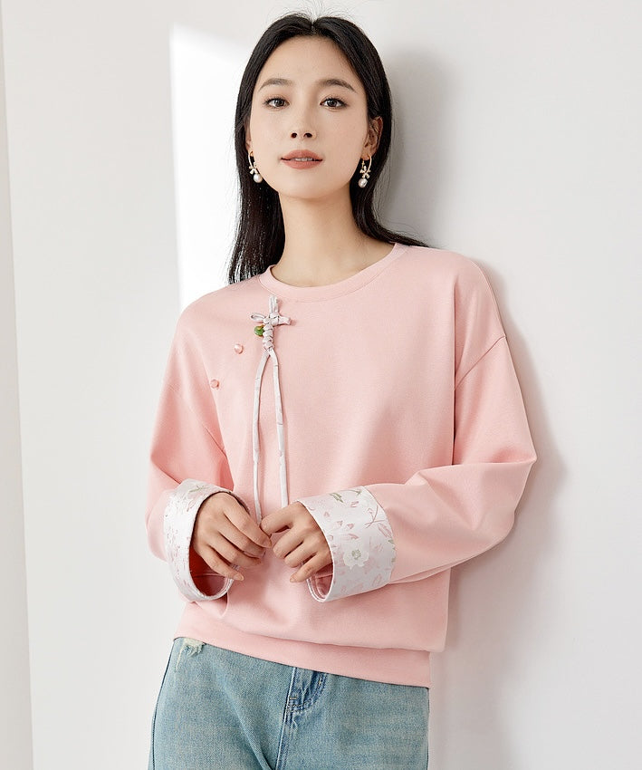 Sakura Pink Oriental Jumper