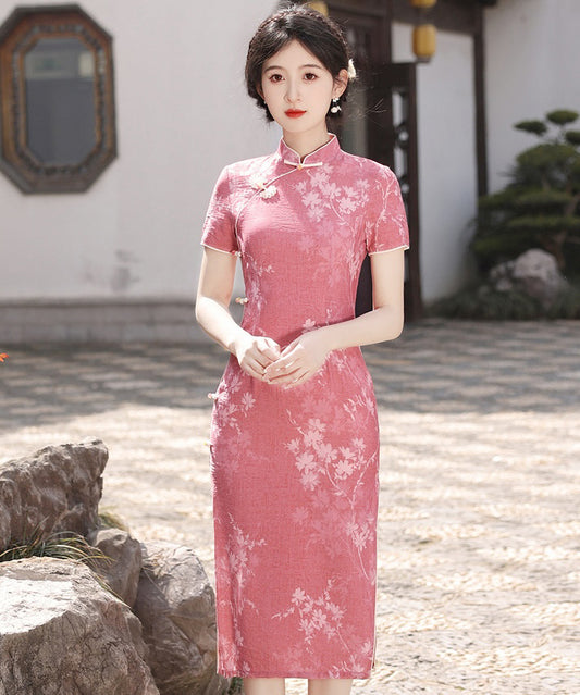 Ballet Pink Cheongsam