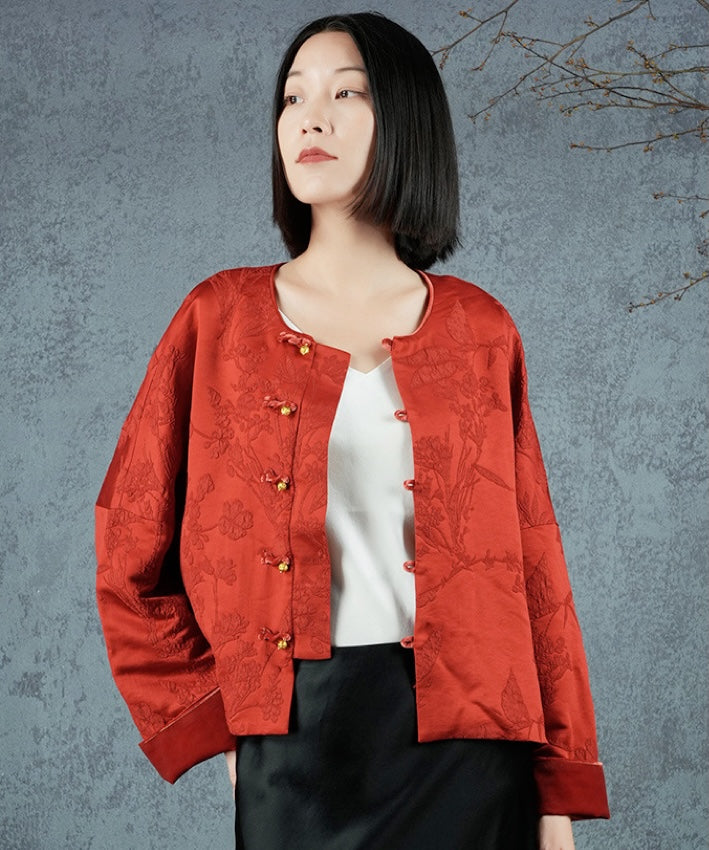 The Prosperity Red Cheongsam Jacket