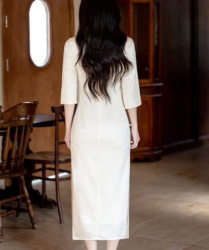 Enya Mid-Sleeves Cheongsam