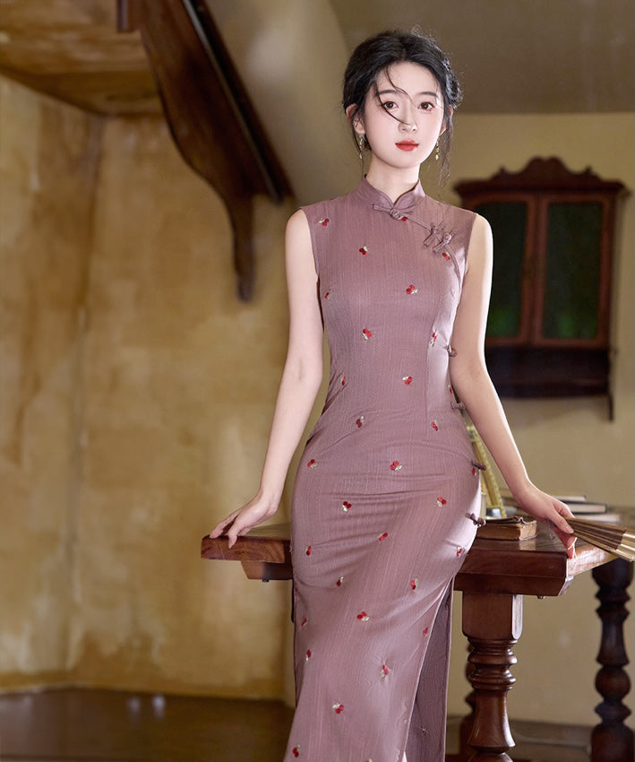 Cherry Plum Sugar Cheongsam