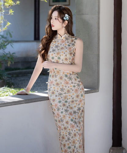 Yifei's Floral Cheongsam