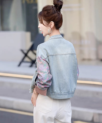 Missy Lara Oriental Denim Jacket