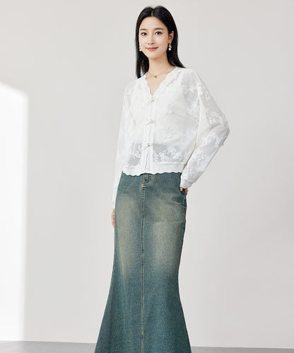 Jollie Hollow Lace Cheongsam Jacket