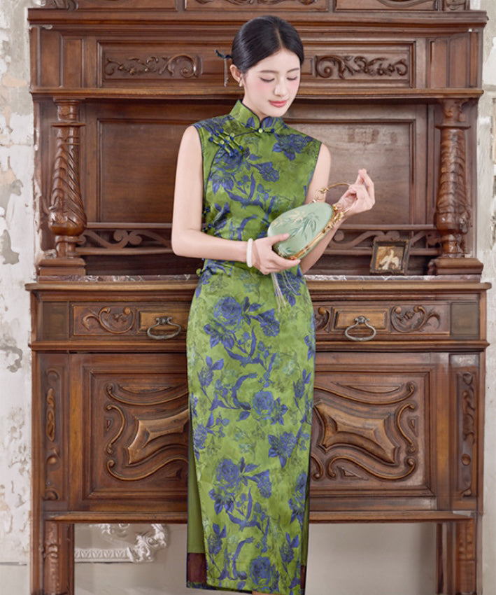 Ru'An Sleeveless Maxi Cheongsam