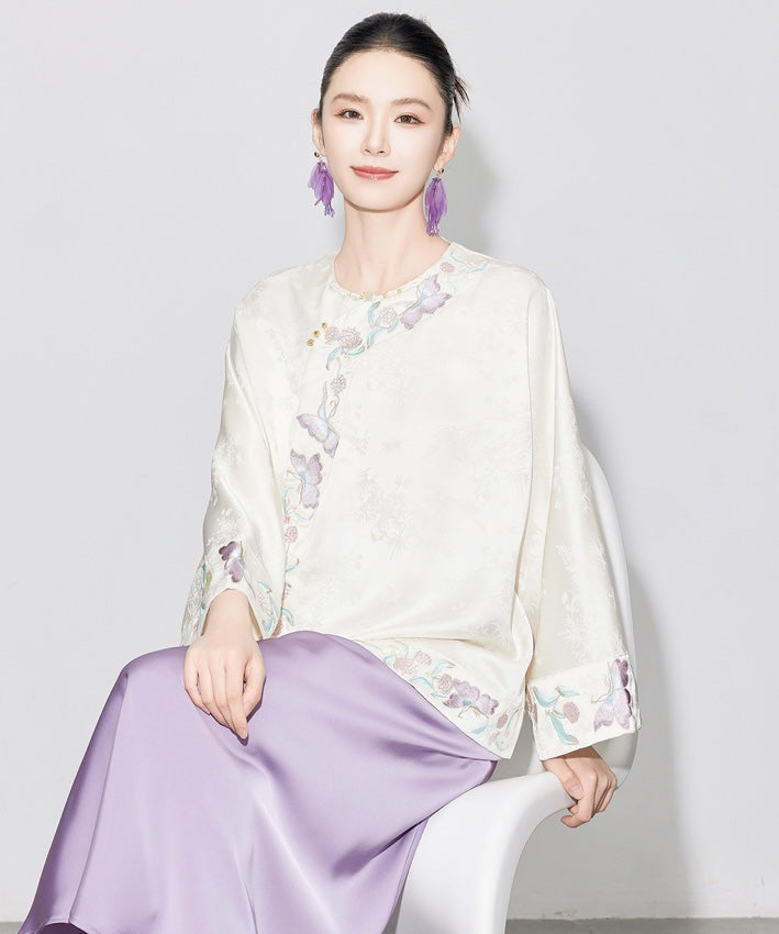 Orchid Veil Silky Top