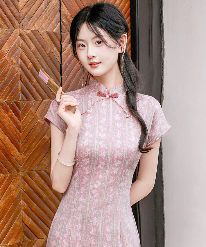 Rosy Willow Cheongsam