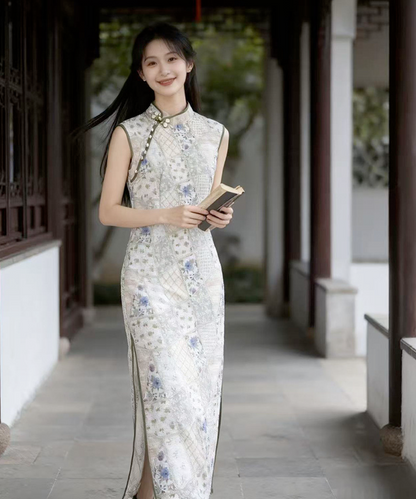 Porcelain Garden Cheongsam