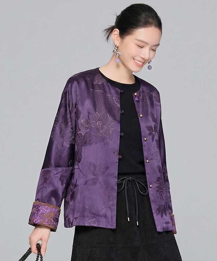 Imperial Plum Cheongsam Jacket