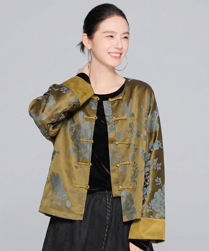 Aurora Golden Cheongsam Jacket