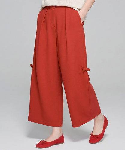 Scarlet Bow Culottes