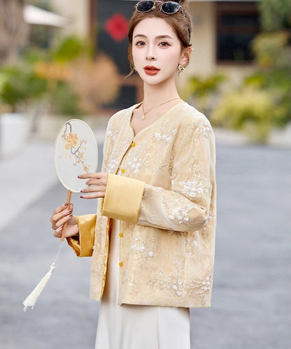Pearls -Sequins Oriental Cheongsam Jacket