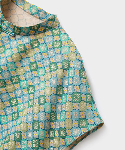 Ruyi Jade Silk Cheongsam Set