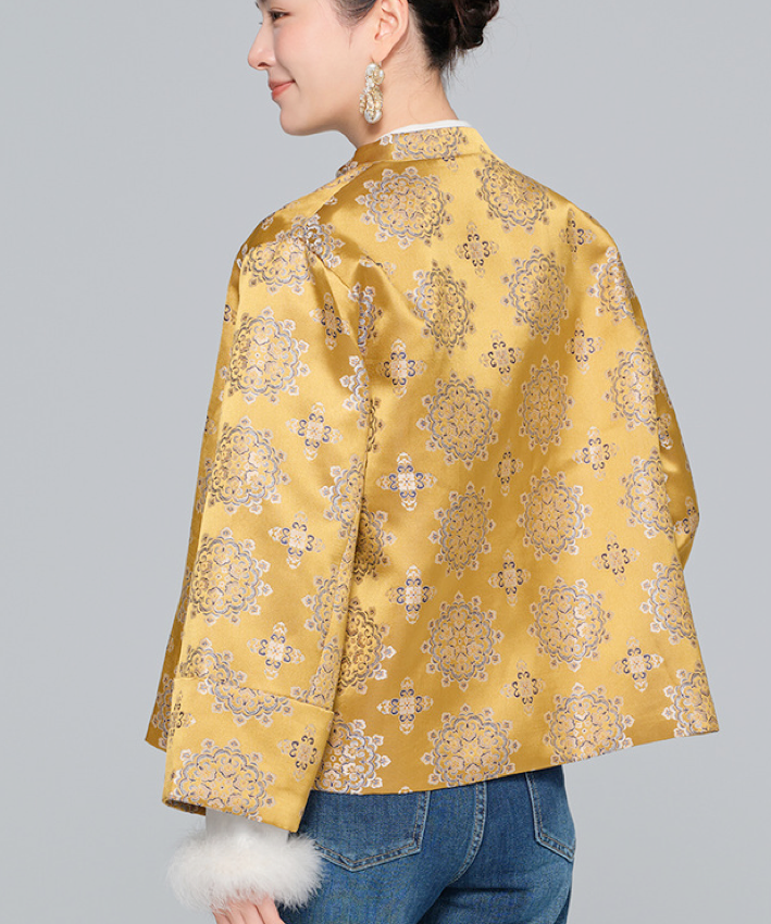 The Royal Brocade Cheongsam Coat-Jacket