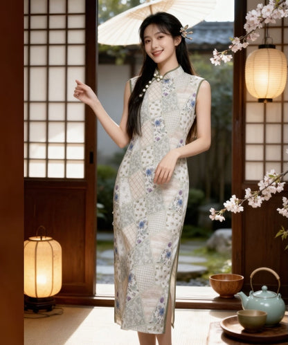 Porcelain Garden Cheongsam
