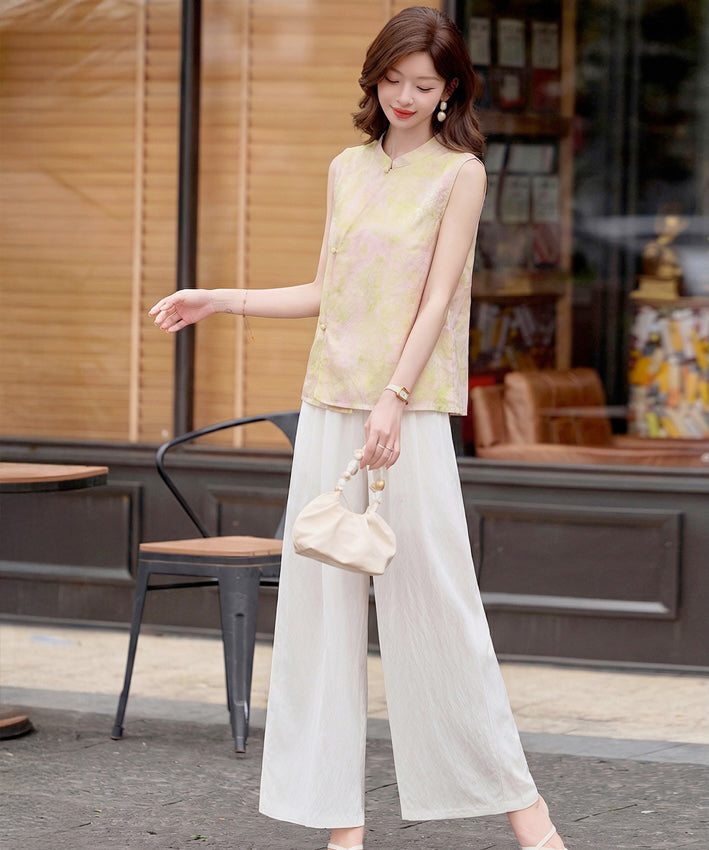 Pastel Mist Harmony Cheongsam Set