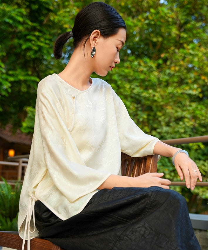 Ivory Breeze Modern Oriental Top