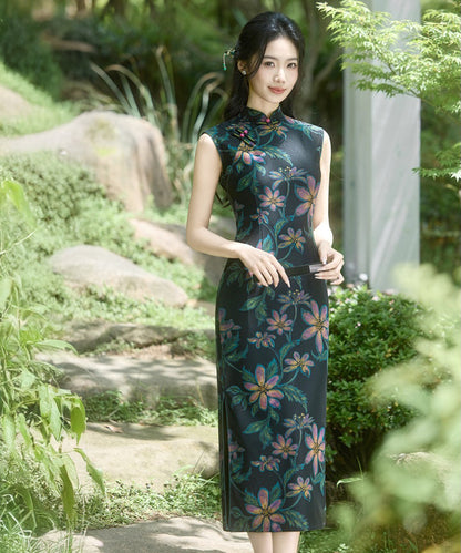 Noir Fleur Cheongsam