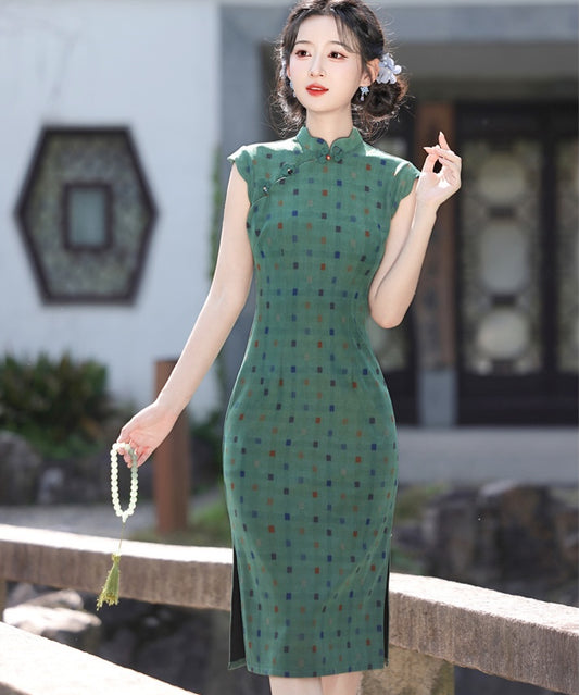 Juniper Mosaic Cheongsam