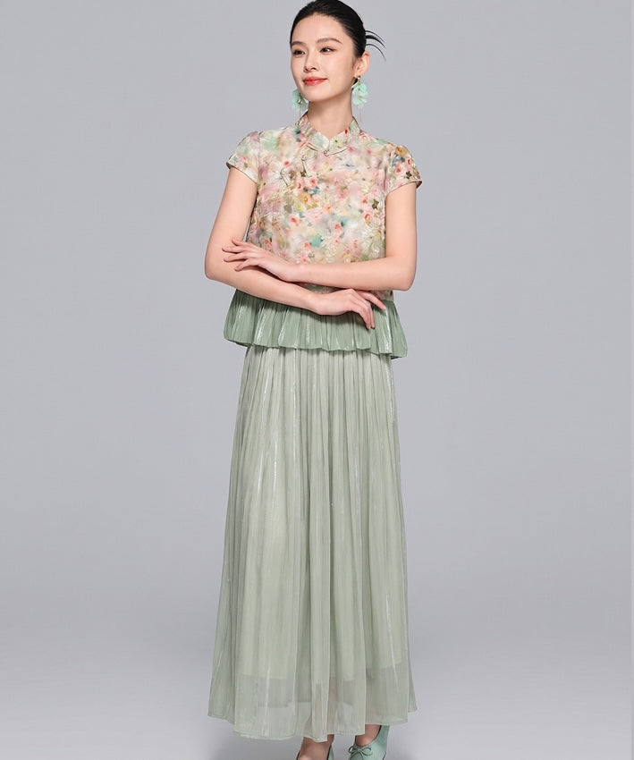 Princess Elowen Cheongsam Top and Pants