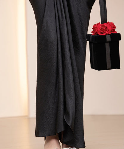 Lady Noir Drape Cheongsam