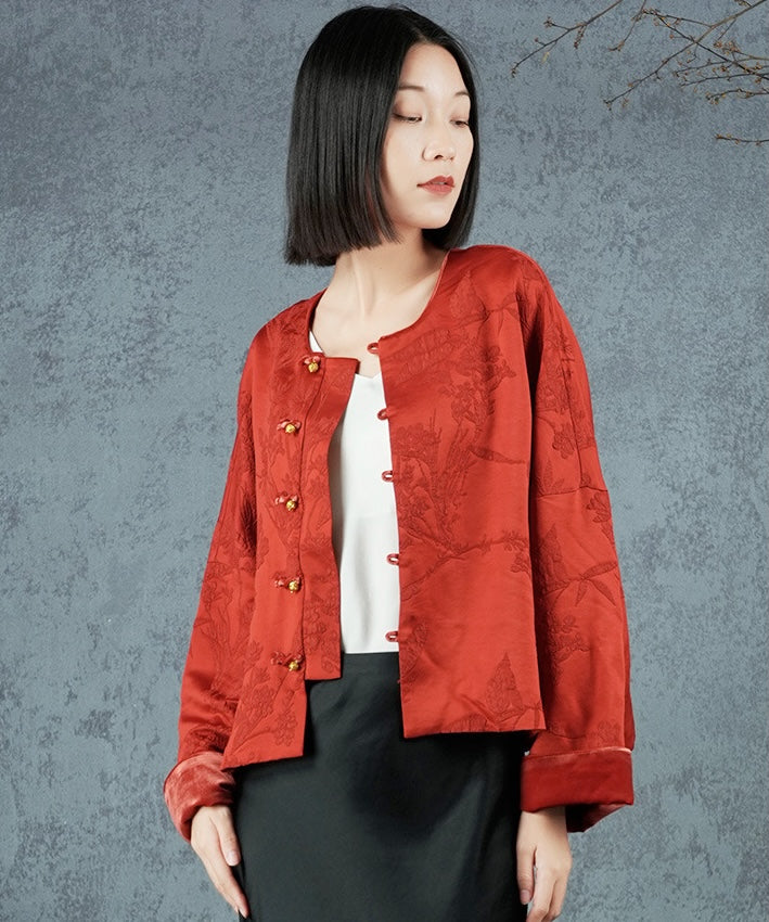 The Prosperity Red Cheongsam Jacket