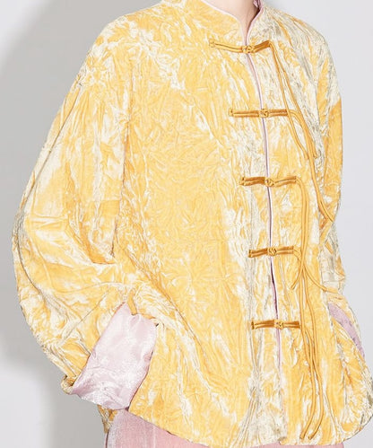 Golden Peony Cheongsam Jacket