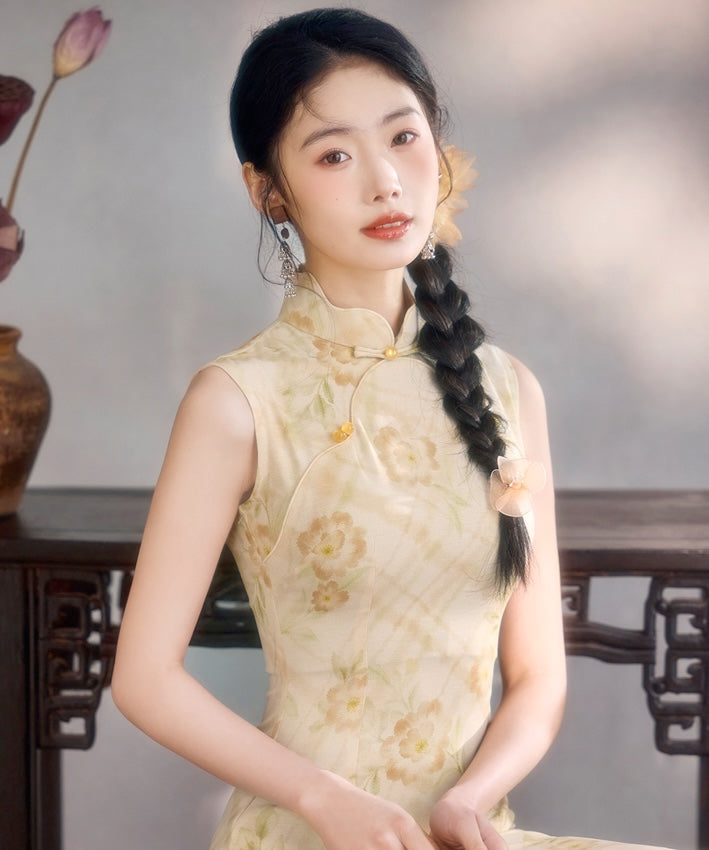 Apricot Haze Cheongsam