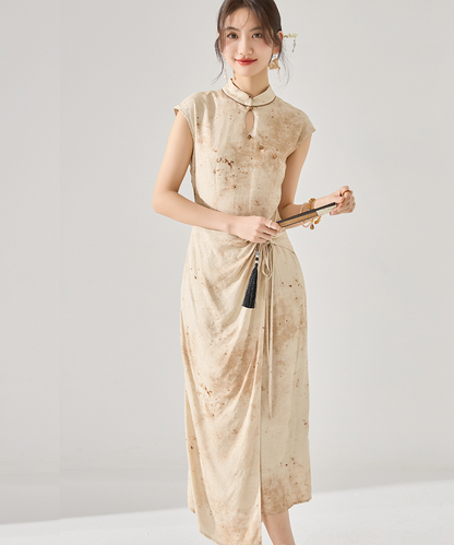 Yuna Draped Modern Cheongsam
