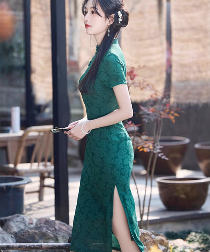 The Green Rose Cheongsam
