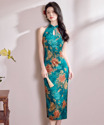 Emerald Peony Cheongsam