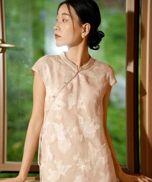 Chuer's Silk Cheongsam Dress