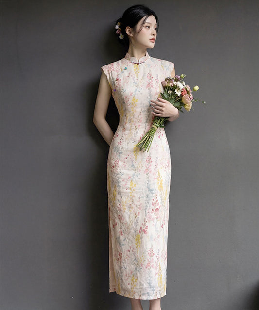 Pastel Wisteria Cheongsam