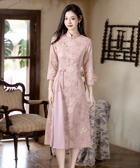 Vintage Rose Muse Cheongsam