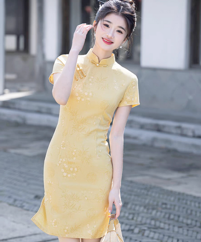 Spring Summer Petite Cheongsam