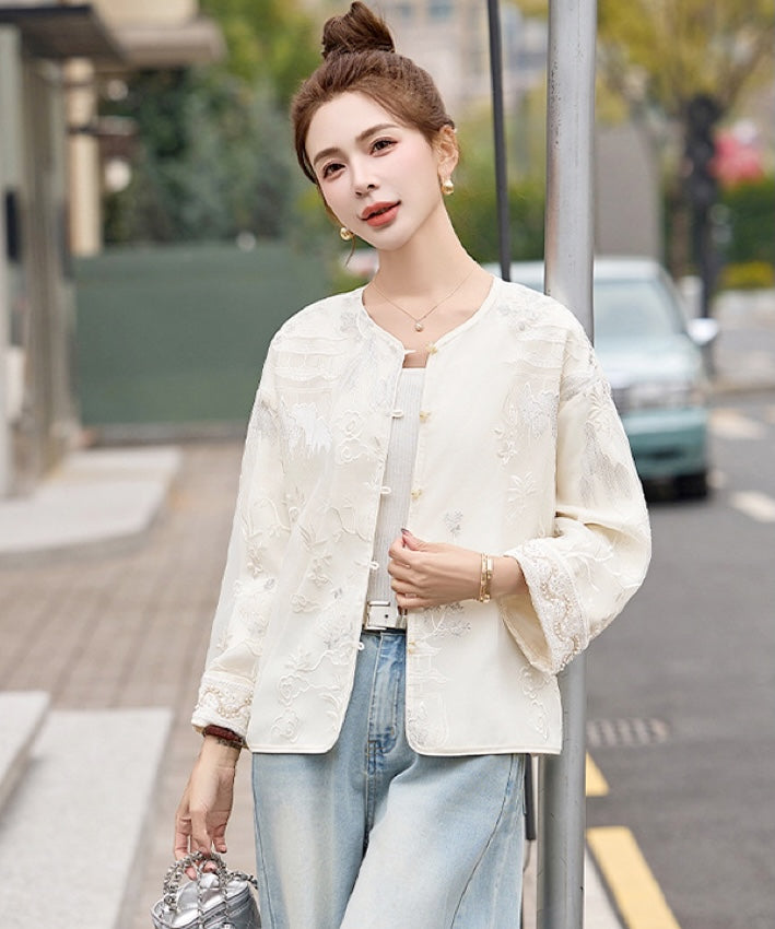 Serena Ivory Cheongsam Jacket