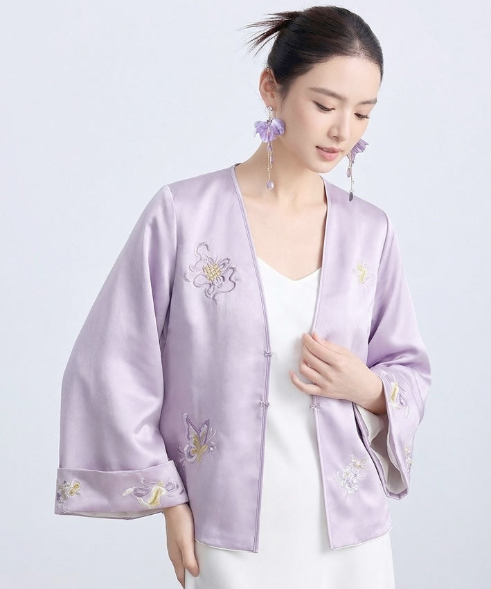 Moon Iris Reversible Cheongsam Jacket