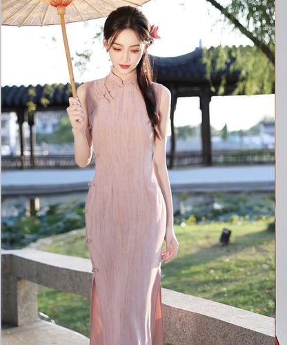 Miss Wenryi's Rusty Pink Cheongsam