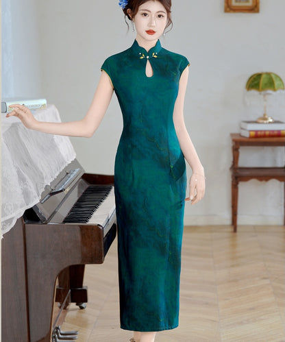 Emerald Poise Cheongsam